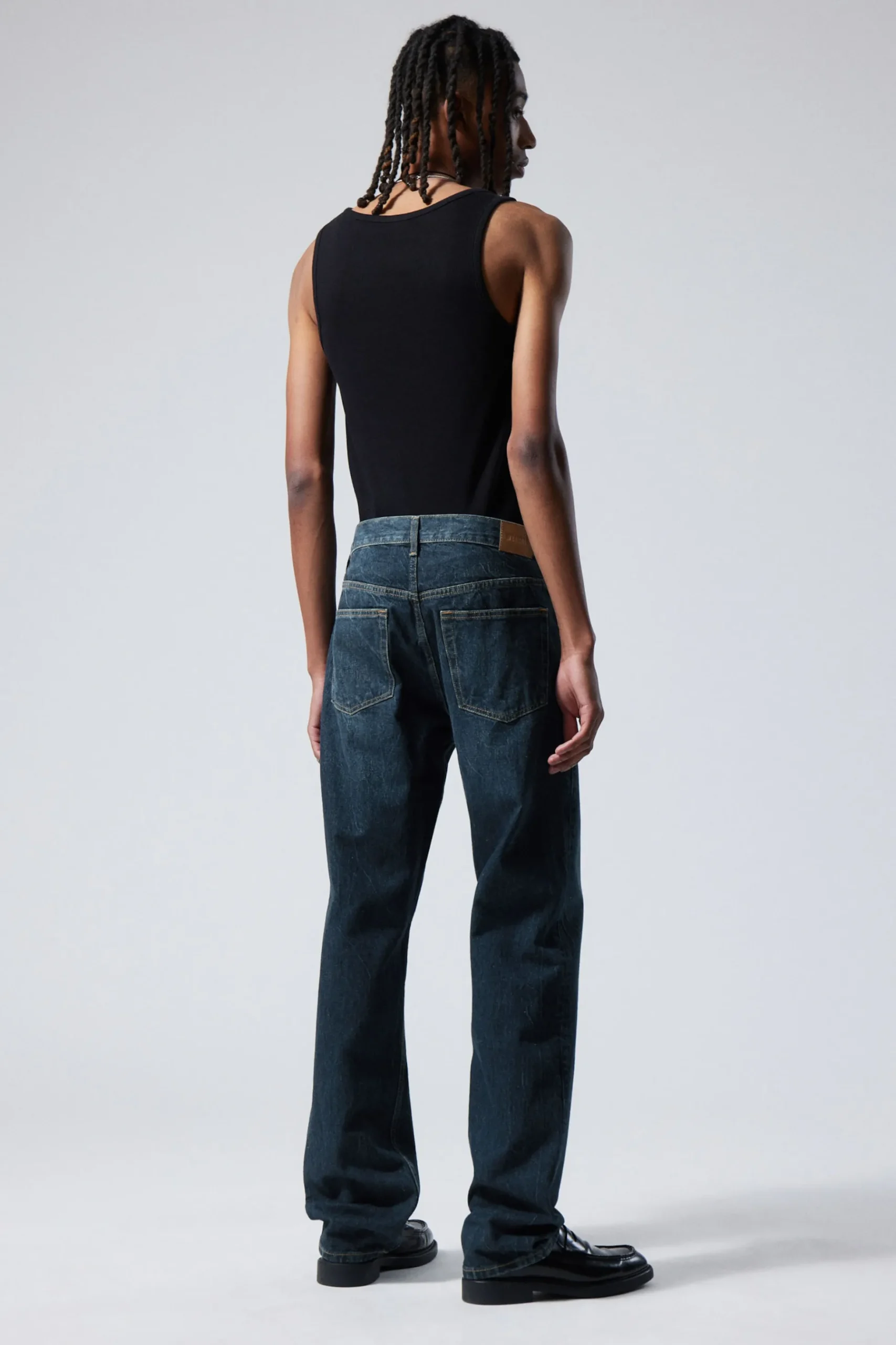 Weekday SPACE RELAXED STRAIGHT LEG JEANS compact blue dark blue Cheap