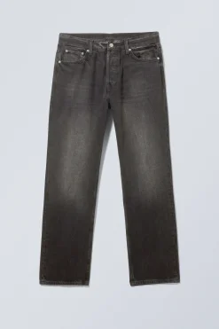 Weekday SPACE RELAXED STRAIGHT LEG JEANS obsidian black black Online