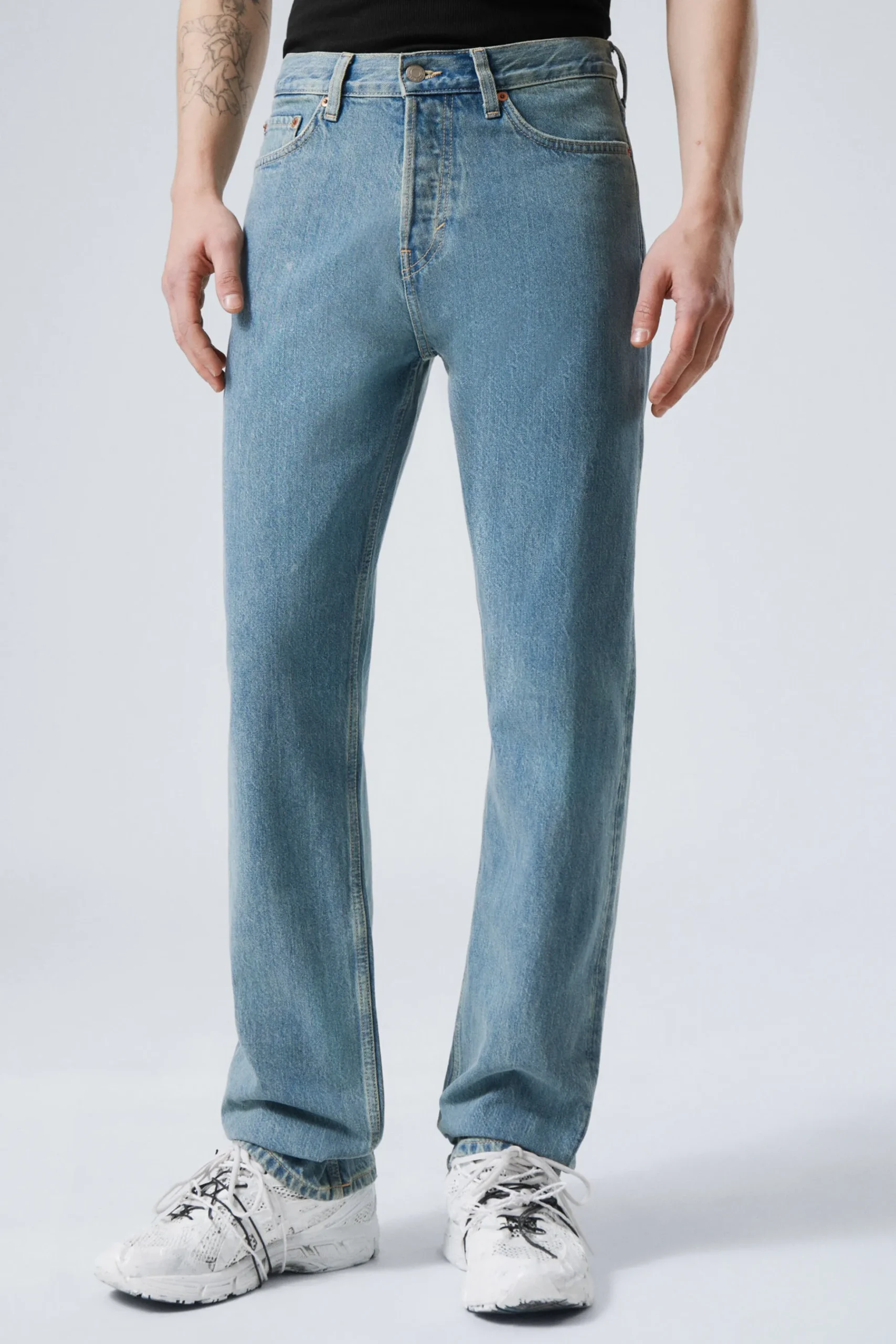 Weekday SPACE RELAXED STRAIGHT LEG JEANS 2000 blue medium blue Store
