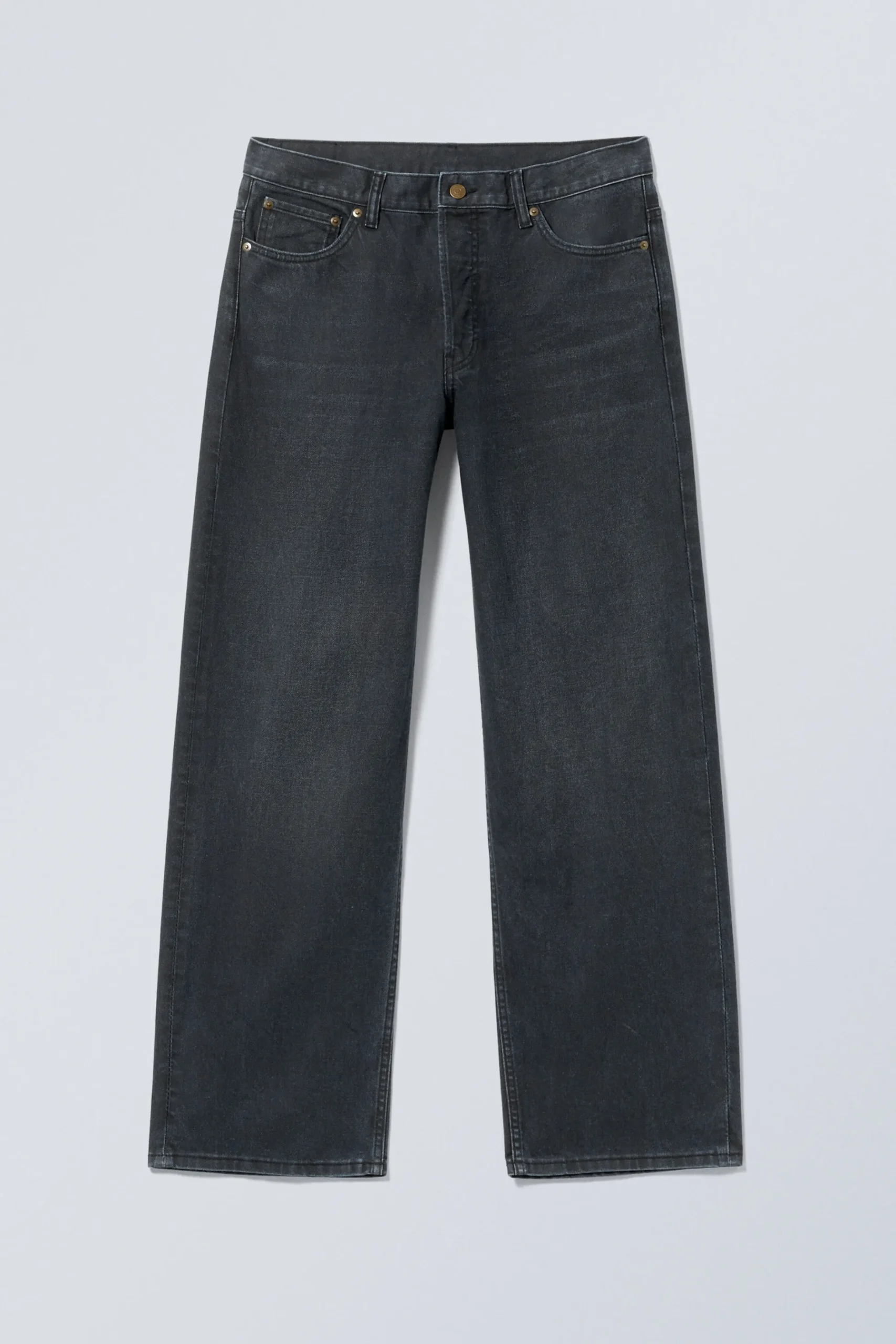 Weekday SPHERE LOW RISE LOOSE STRAIGHT LEG JEANS blue layer Store
