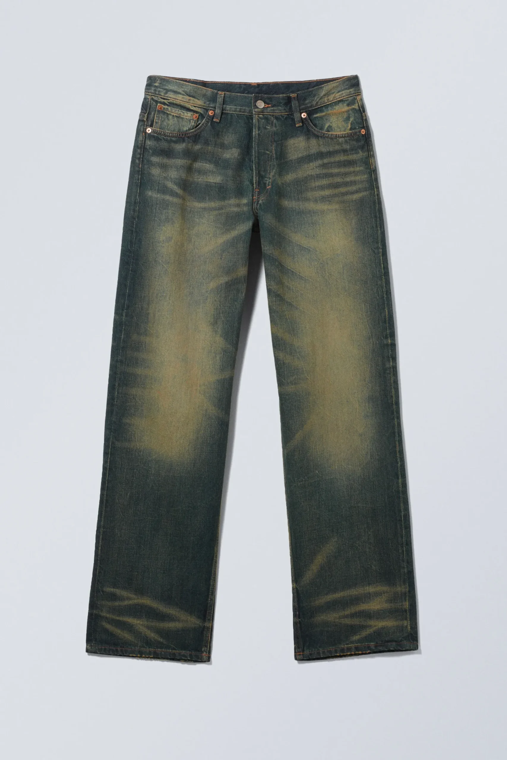 Weekday SPHERE LOW RISE LOOSE STRAIGHT LEG JEANS carson blue medium blue Cheap