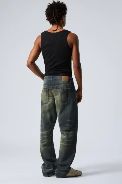 Weekday SPHERE LOW RISE LOOSE STRAIGHT LEG JEANS carson blue medium blue Cheap