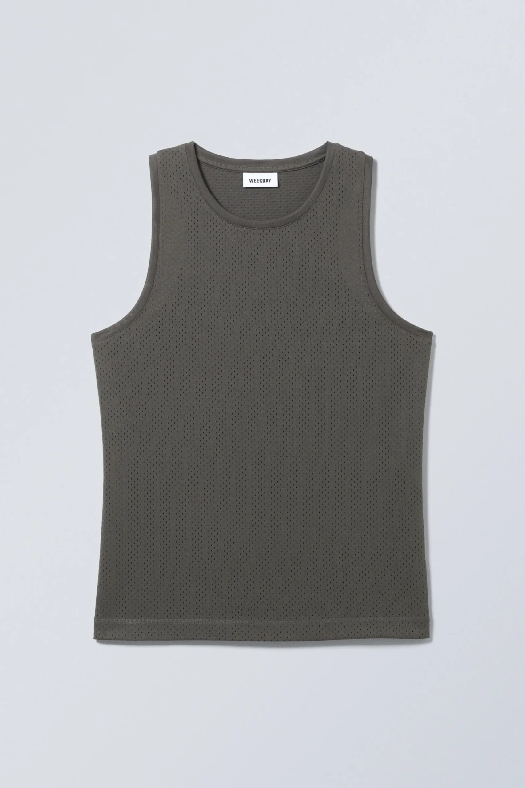 Weekday SPORT MESH TANK TOP dark grey Cheap