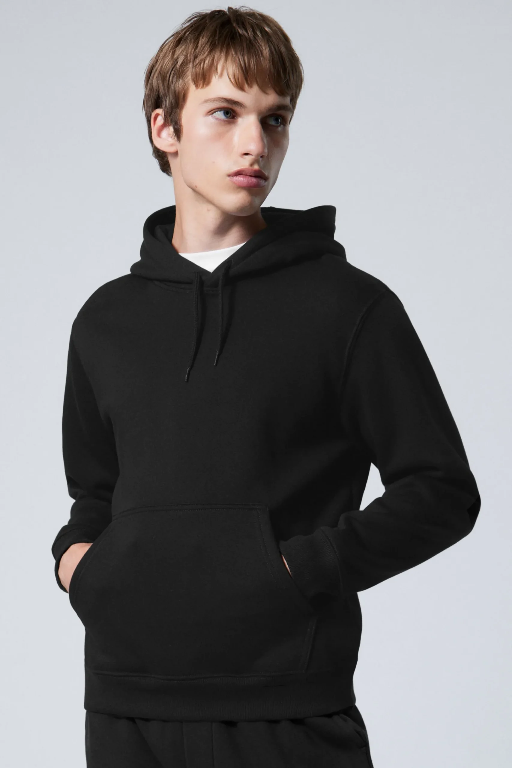 Weekday STANDARD MIDWEIGHT HOODIE black Outlet