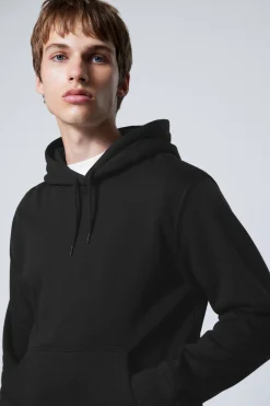 Weekday STANDARD MIDWEIGHT HOODIE black Outlet