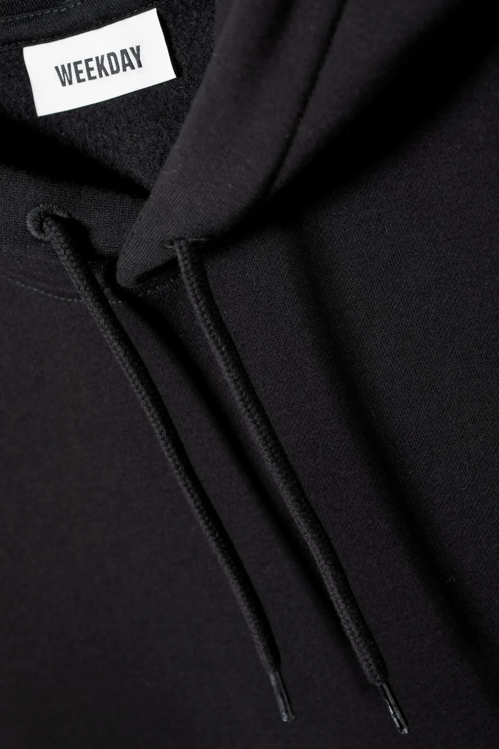 Weekday STANDARD MIDWEIGHT HOODIE black Outlet