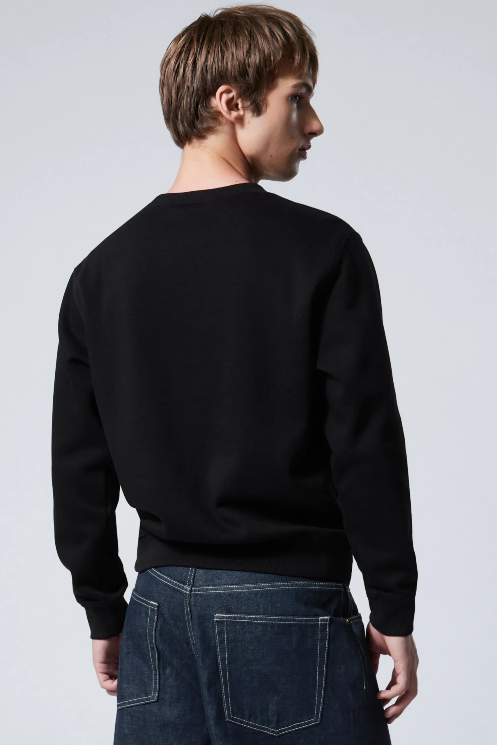 Weekday STANDARD MIDWEIGHT SWEATSHIRT black Cheap
