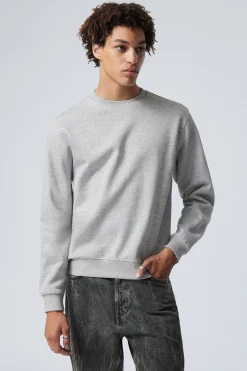 Weekday STANDARD MIDWEIGHT SWEATSHIRT grey melange Store