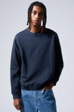 Weekday STANDARD MIDWEIGHT SWEATSHIRT dark blue Best Sale