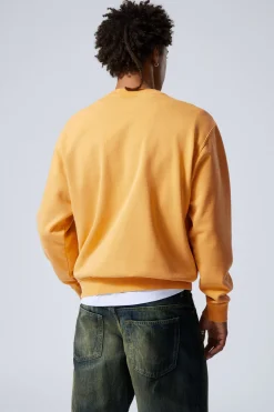 Weekday STANDARD MIDWEIGHT SWEATSHIRT bright yellow Hot