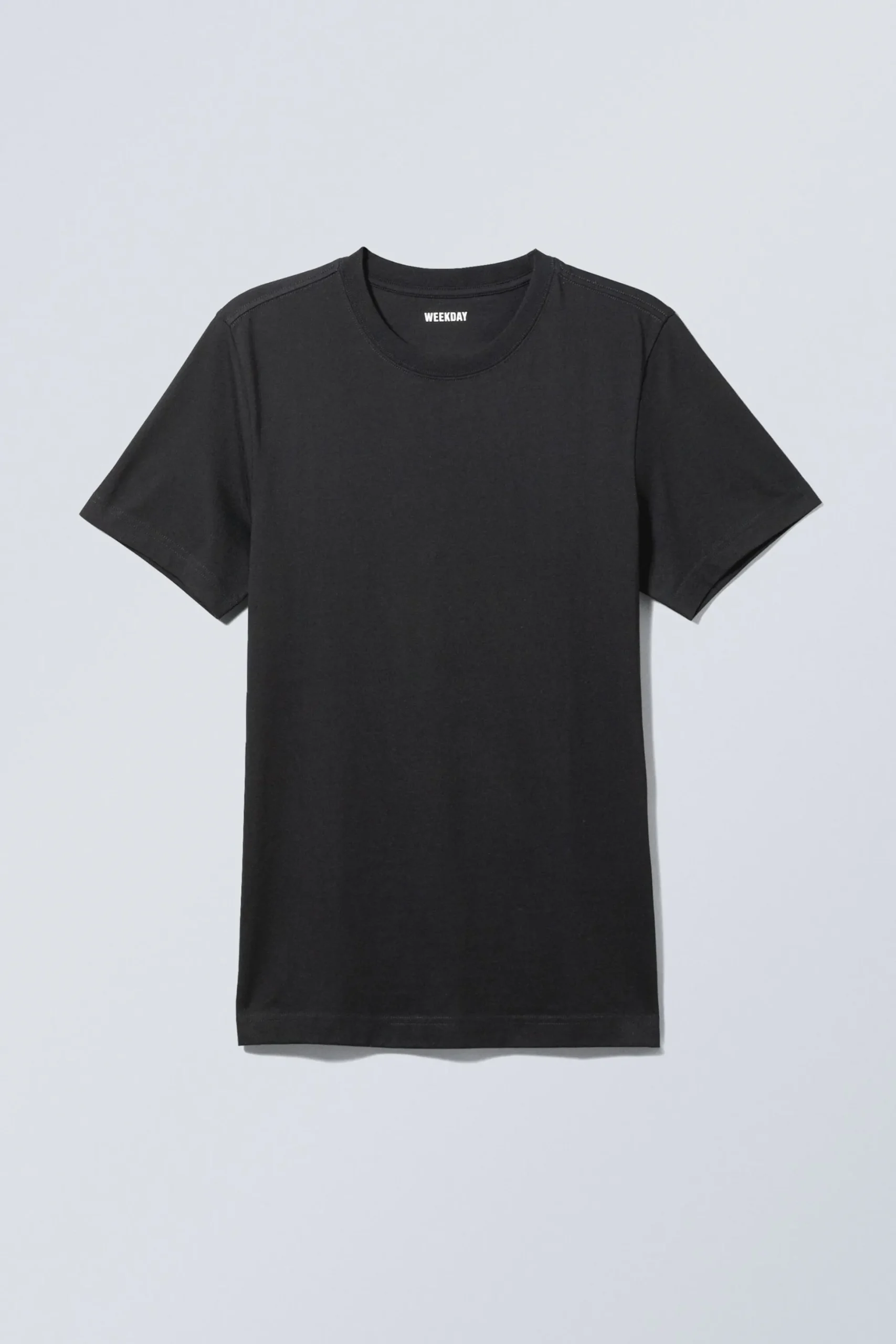 Weekday STANDARD MIDWEIGHT T-SHIRT black Hot