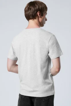 Weekday STANDARD MIDWEIGHT T-SHIRT grey Fashion
