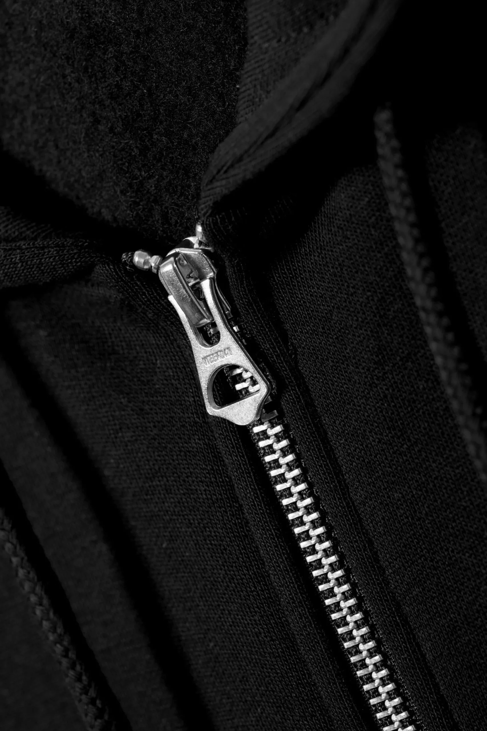 Weekday STANDARD MIDWEIGHT ZIP HOODIE black Shop