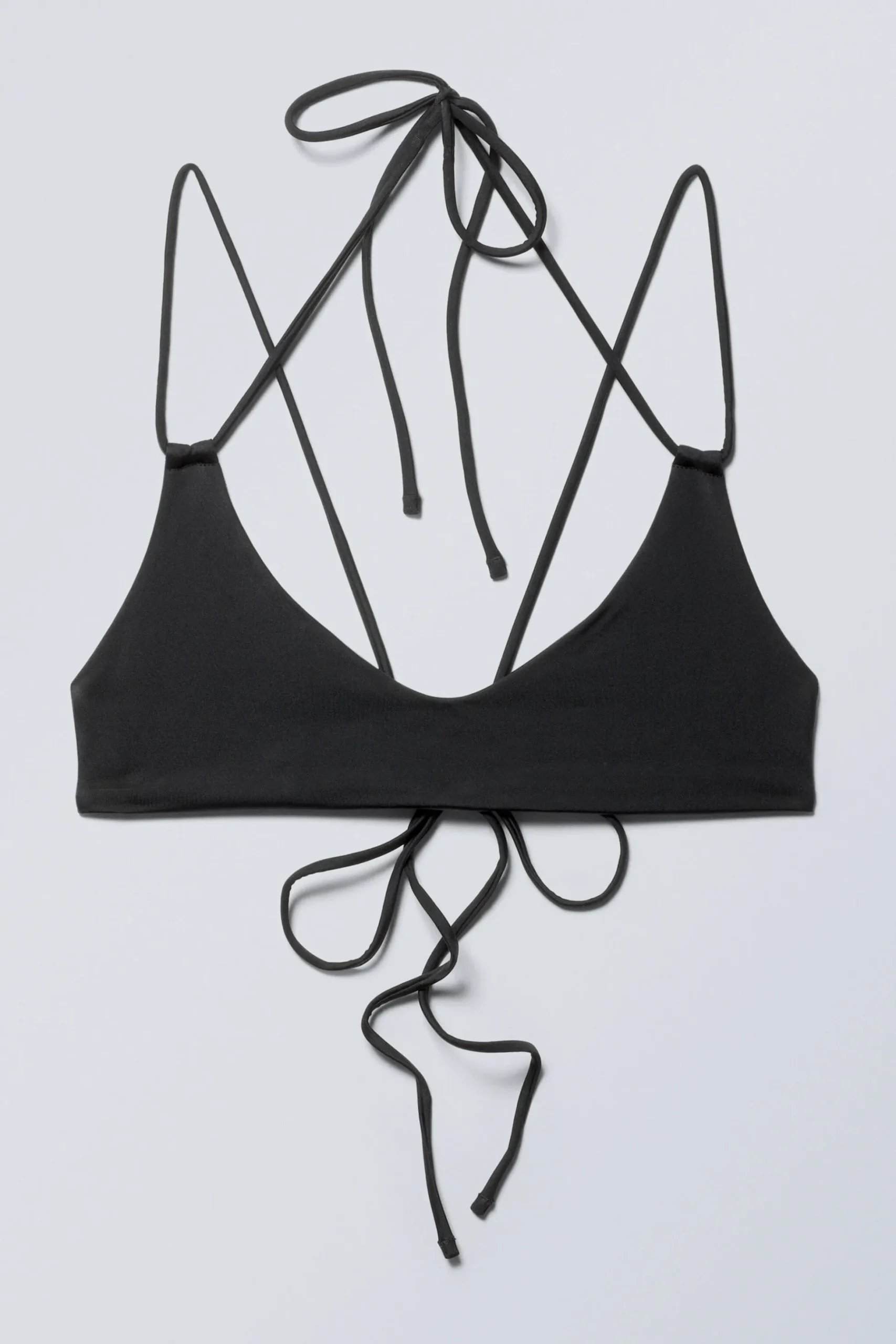 Weekday STRAPPY BIKINI TOP black Fashion