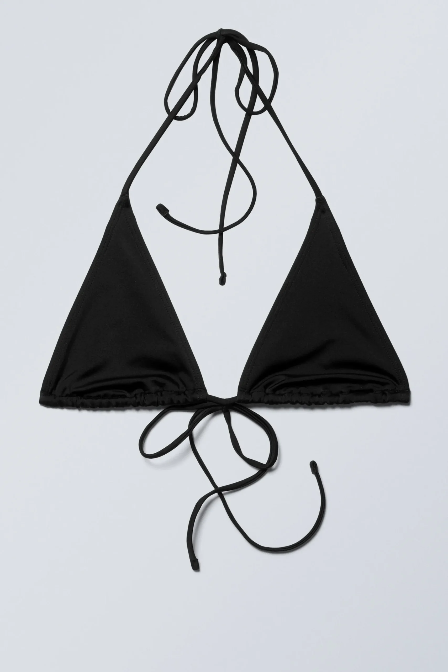 Weekday STRAPPY TRIANGLE BIKINI TOP black Shop