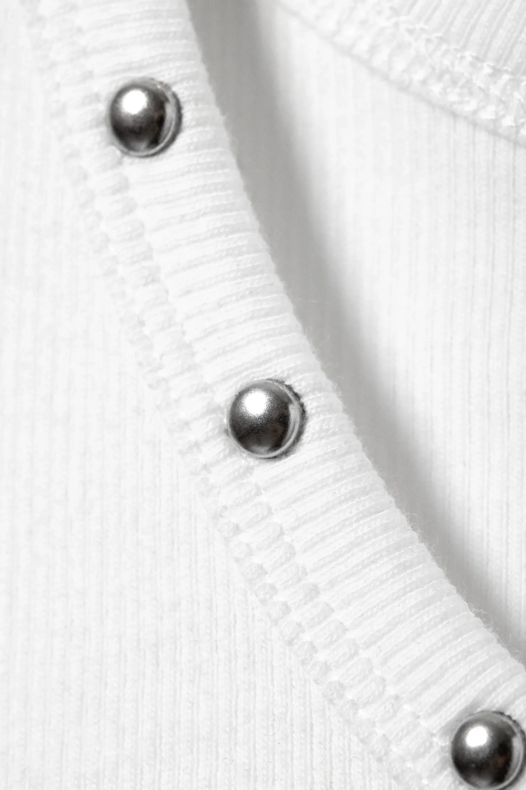 Weekday STUD DETAILED TANK TOP white Clearance