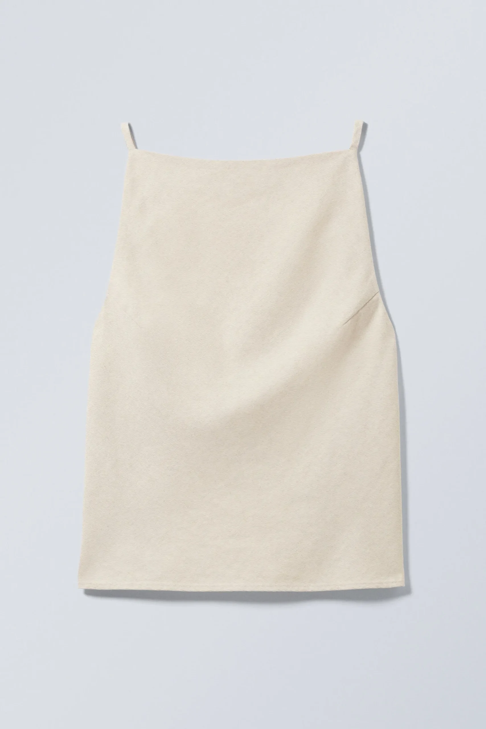 Weekday SUITING LINEN BLEND OPEN BACK TOP ecru Best Sale