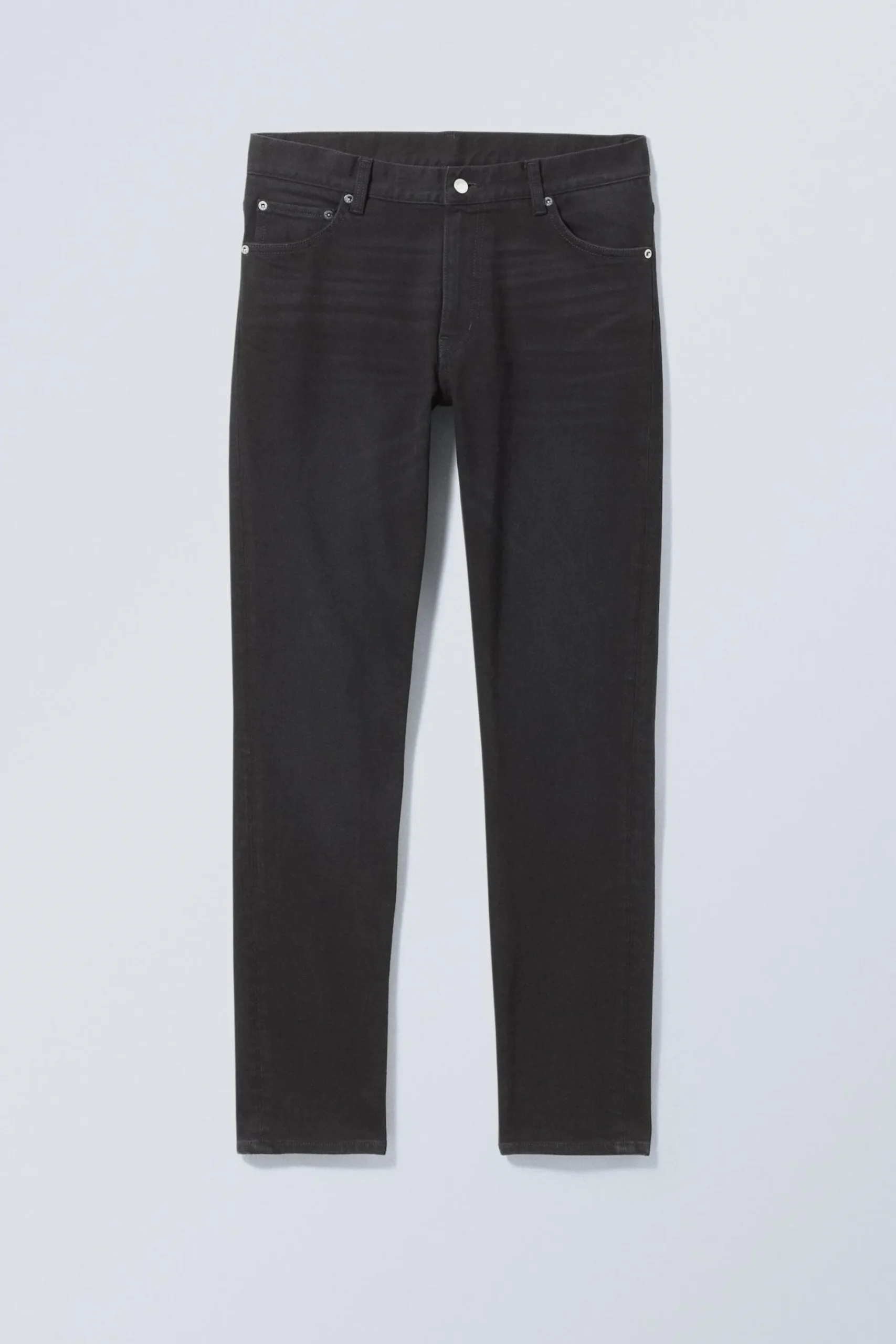 Weekday SUNDAY SLIM TAPERED LEG JEANS almost black black Cheap