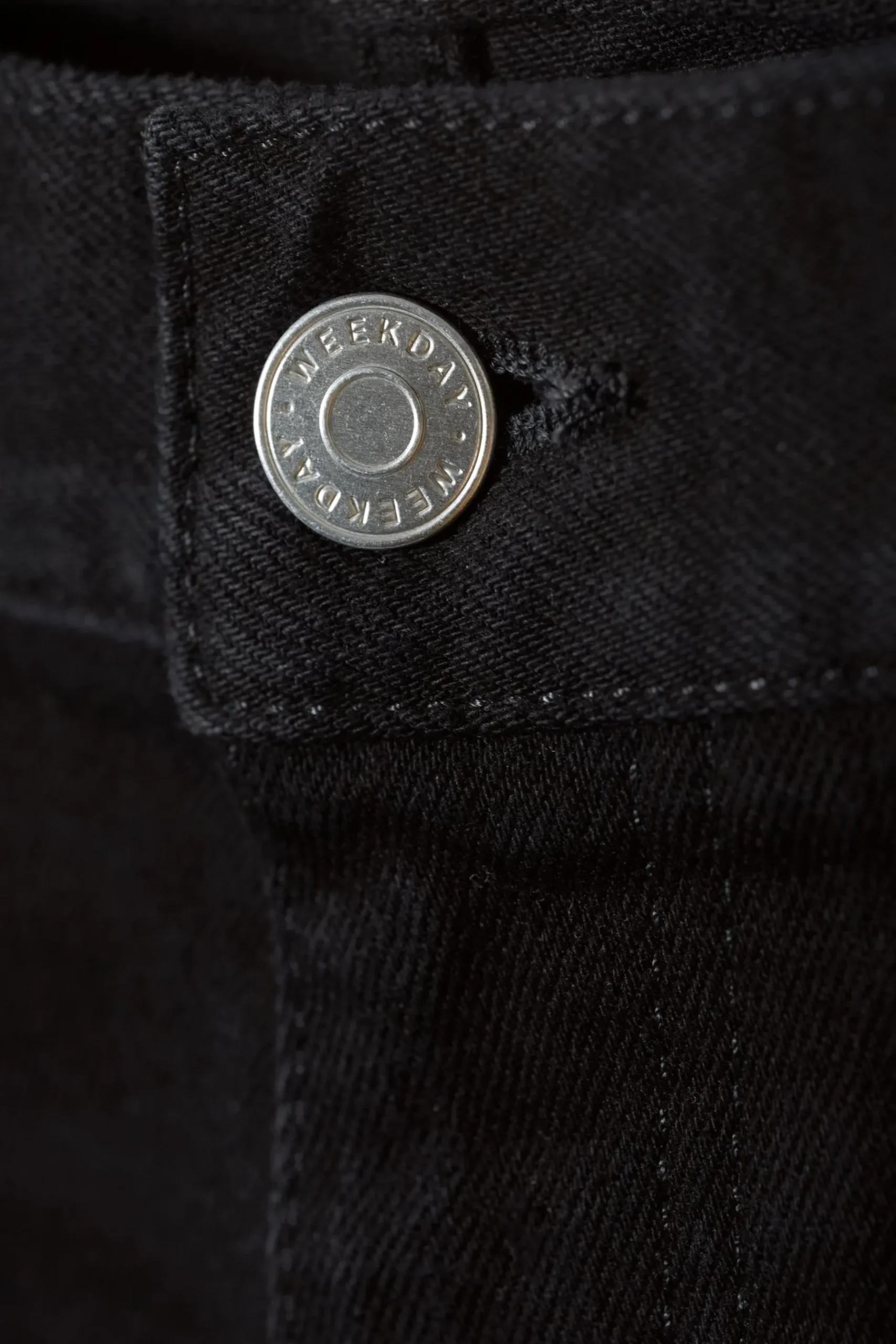 Weekday SUNDAY SLIM TAPERED LEG JEANS almost black black Cheap