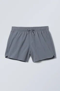 Weekday TAN STRUCTURE SWIM SHORTS dusty blue Outlet