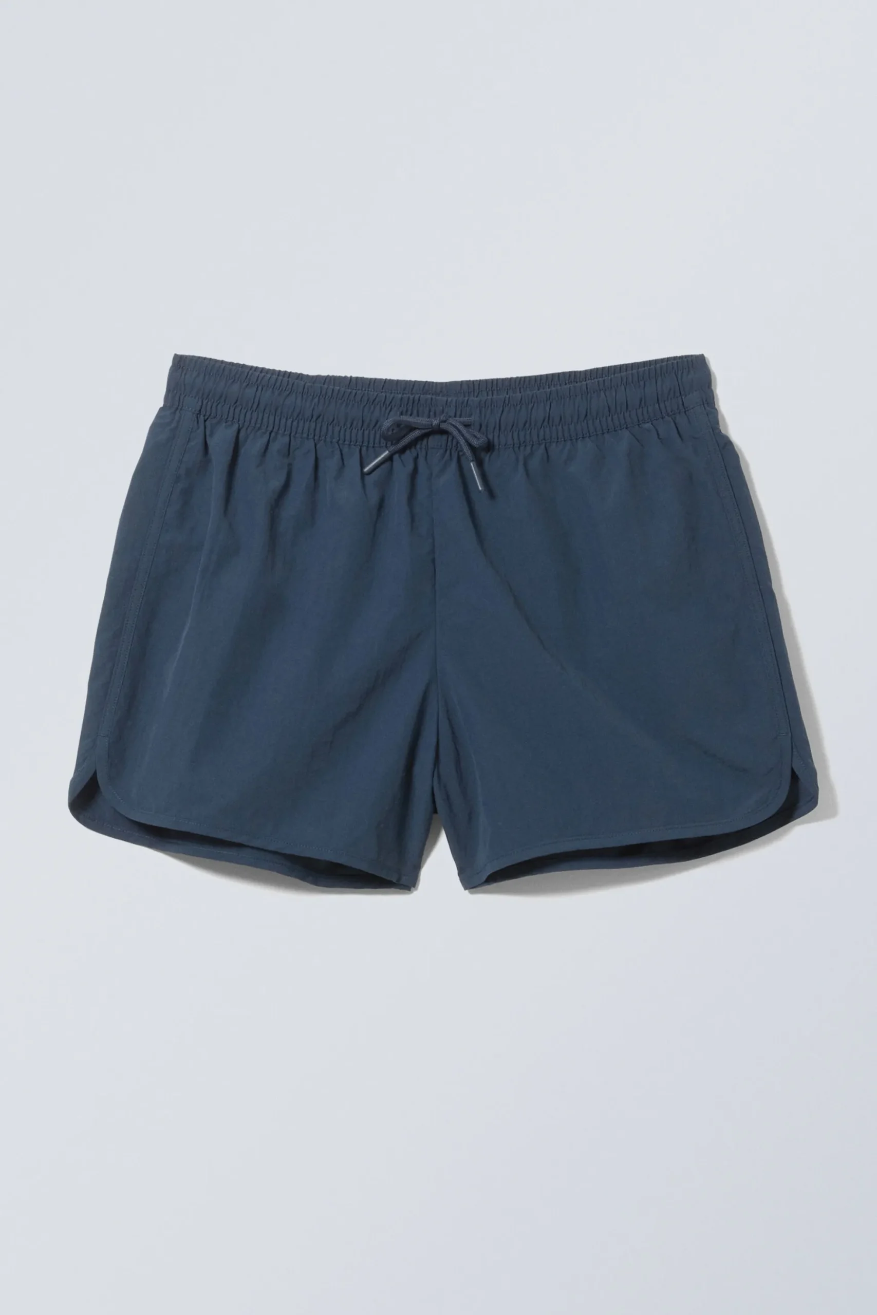 Weekday TAN STRUCTURE SWIM SHORTS dark blue Clearance