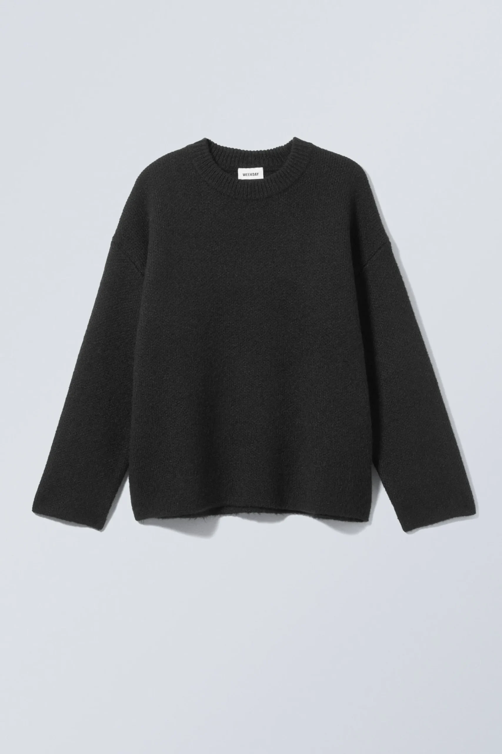 Weekday TEO OVERSIZED WOOL BLEND KNIT SWEATER black Online