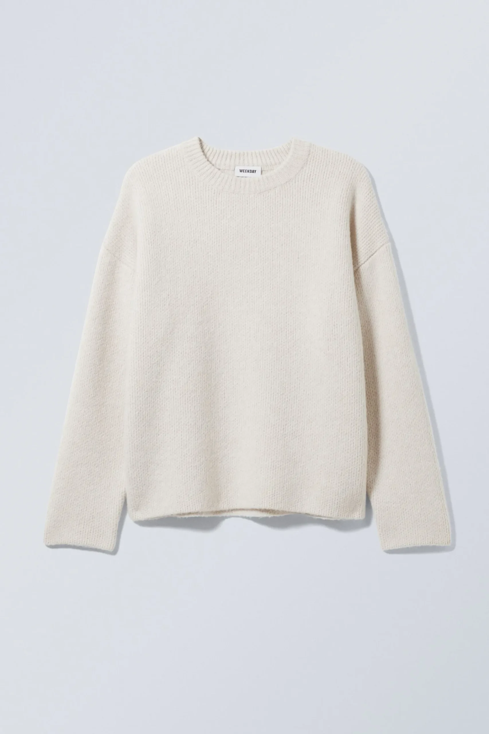 Weekday TEO OVERSIZED WOOL BLEND KNIT SWEATER light dusty mole Best