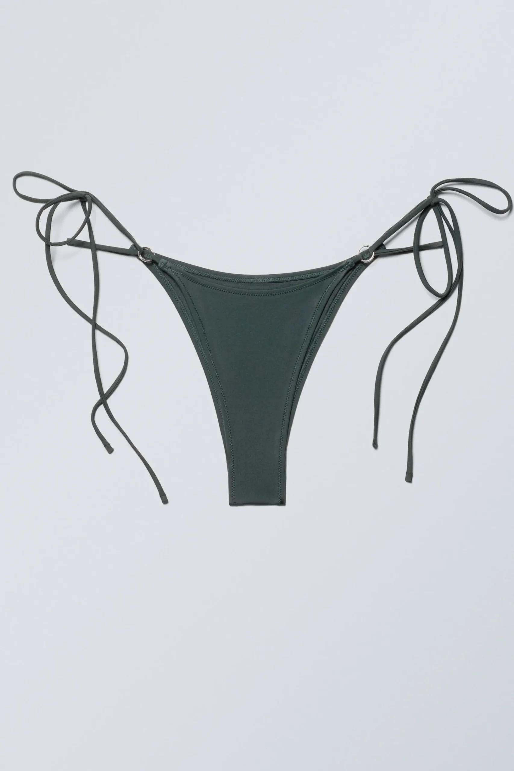 Weekday TIE BIKINI BOTTOMS dark green Cheap