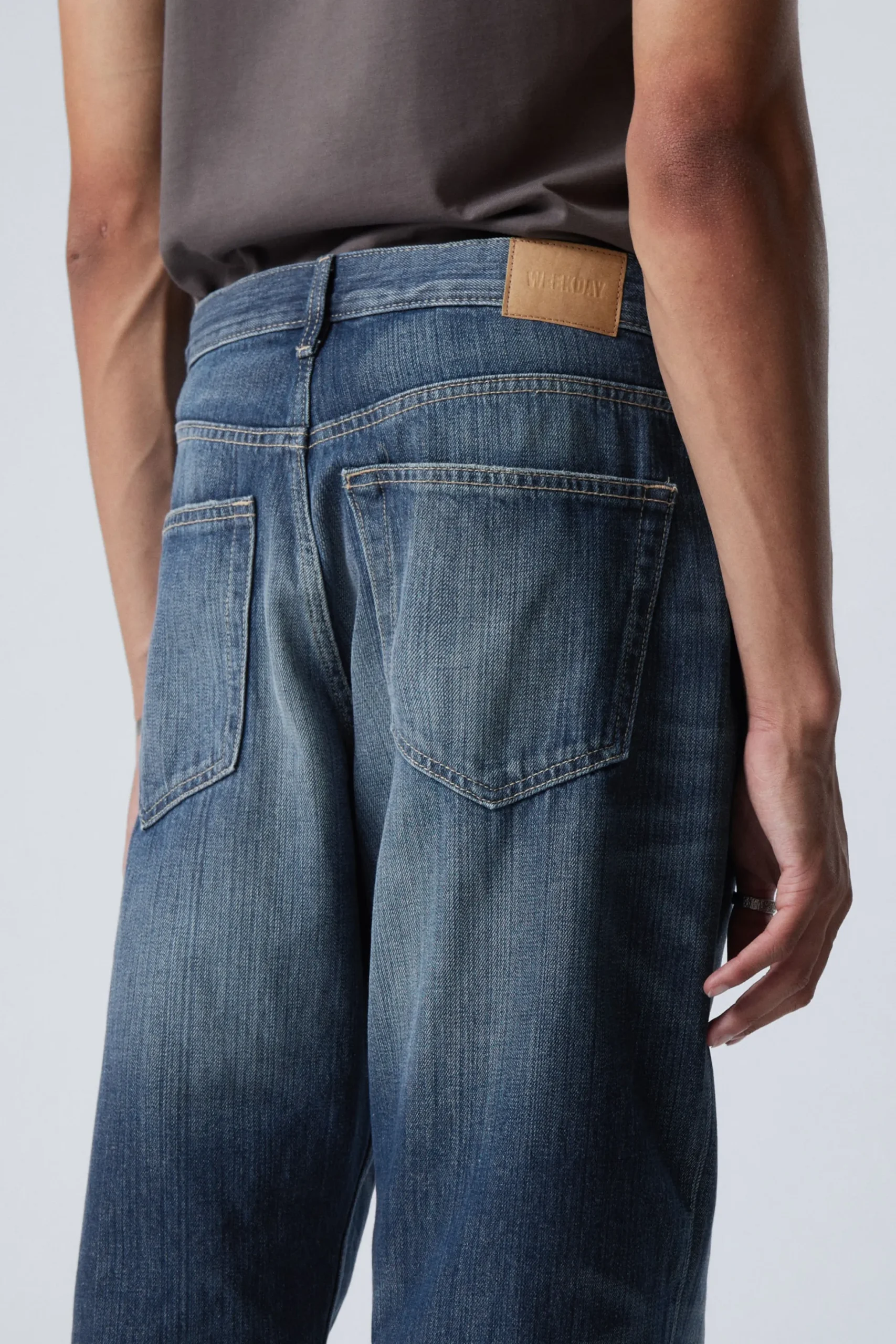 Weekday TIME LOOSE BOOTCUT LEG JEANS mine blue medium blue Flash Sale