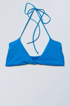 Weekday TURN HALTER BIKINI TOP bright blue Best