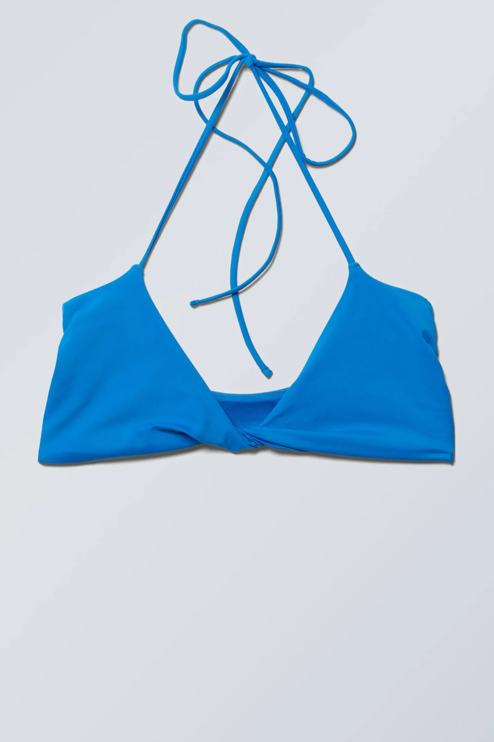 Weekday TURN HALTER BIKINI TOP bright blue Best