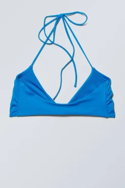 Weekday TURN HALTER BIKINI TOP bright blue Best
