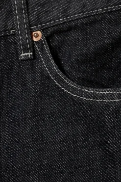 Weekday TWIST RELAXED FRAYED JEANS black rinse Flash Sale