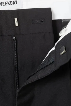 Weekday UNO LOOSE SUIT TROUSERS black Store