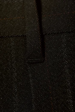Weekday UNO LOOSE SUIT TROUSERS dark grey pinstripe New