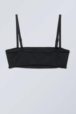 Weekday VELCRO BIKINI TOP black Shop