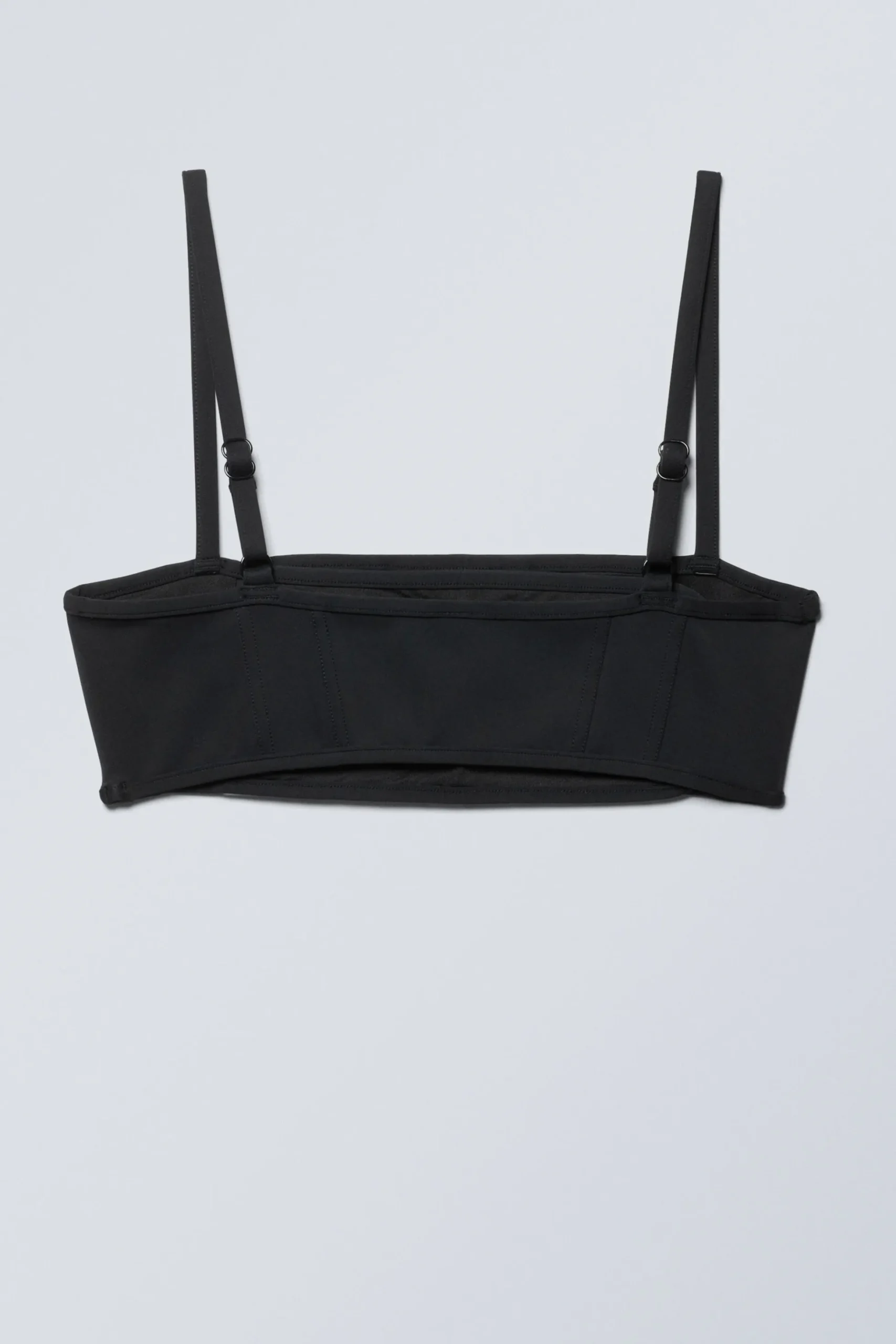 Weekday VELCRO BIKINI TOP black Shop