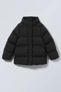 Weekday WAISTED PUFFER JACKET black Flash Sale