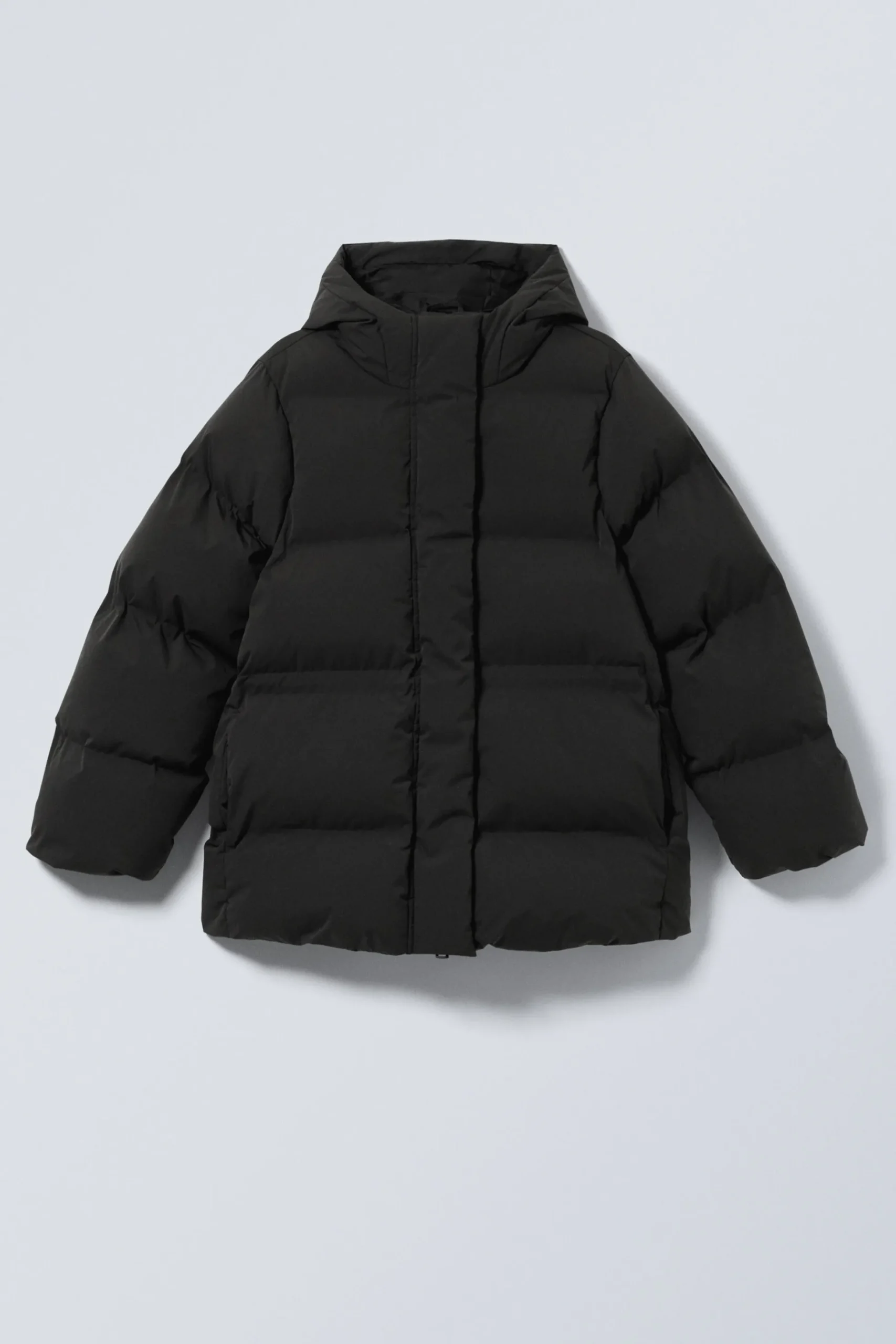 Weekday WAISTED PUFFER JACKET black Flash Sale
