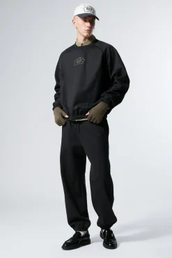 Weekday WARM UP LOOSE FIT SWEATSHIRT black Discount