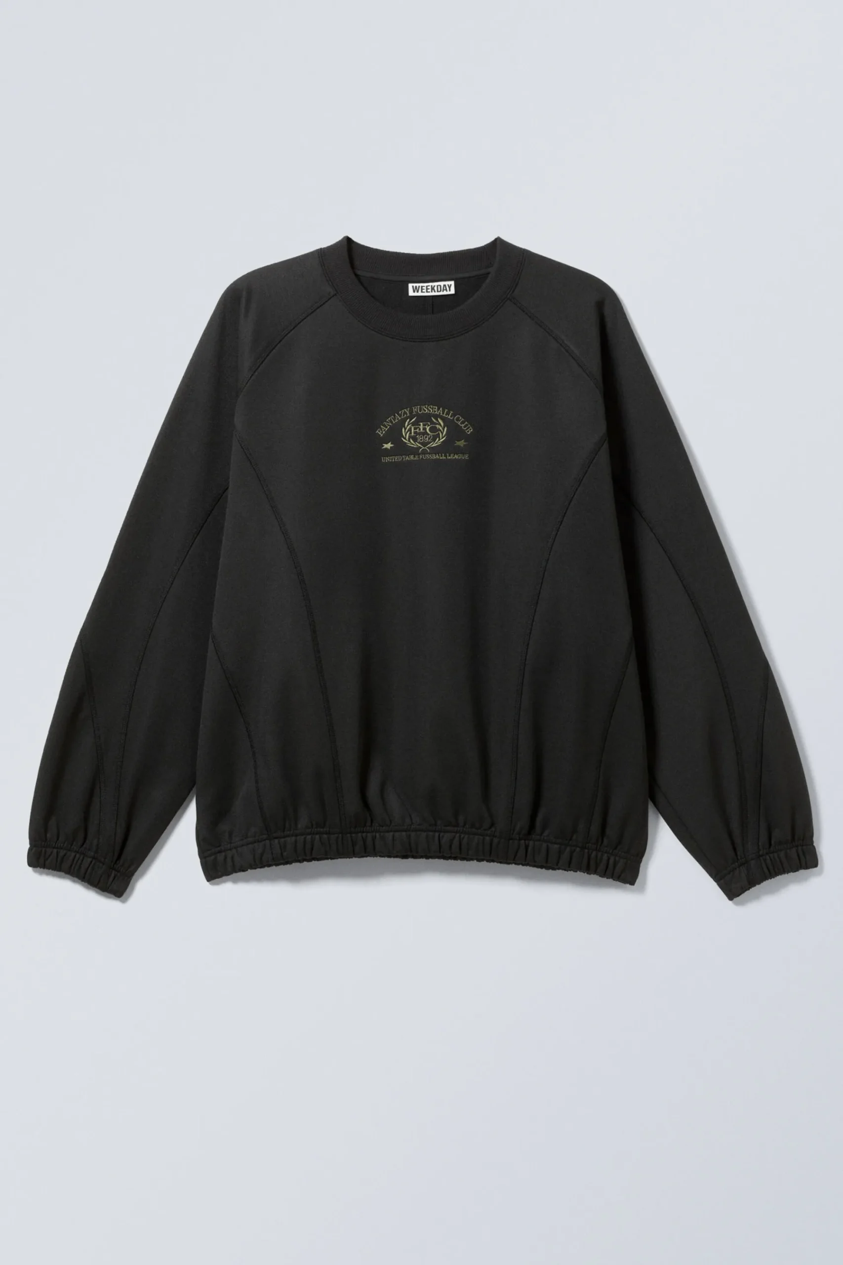 Weekday WARM UP LOOSE FIT SWEATSHIRT black Discount
