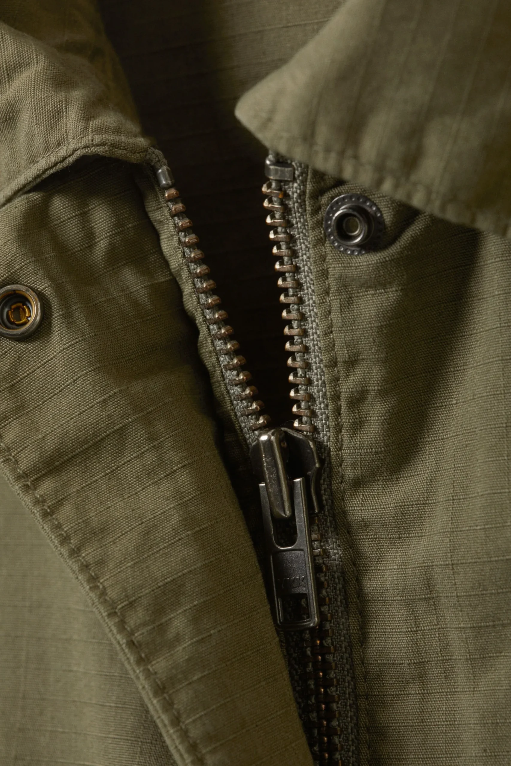 Weekday WASHED RIPSTOP JACKET dark khaki green Discount