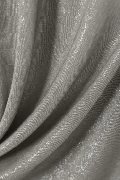 Weekday WATERFALL DRAPE HALTERNECK TOP dusty grey Hot