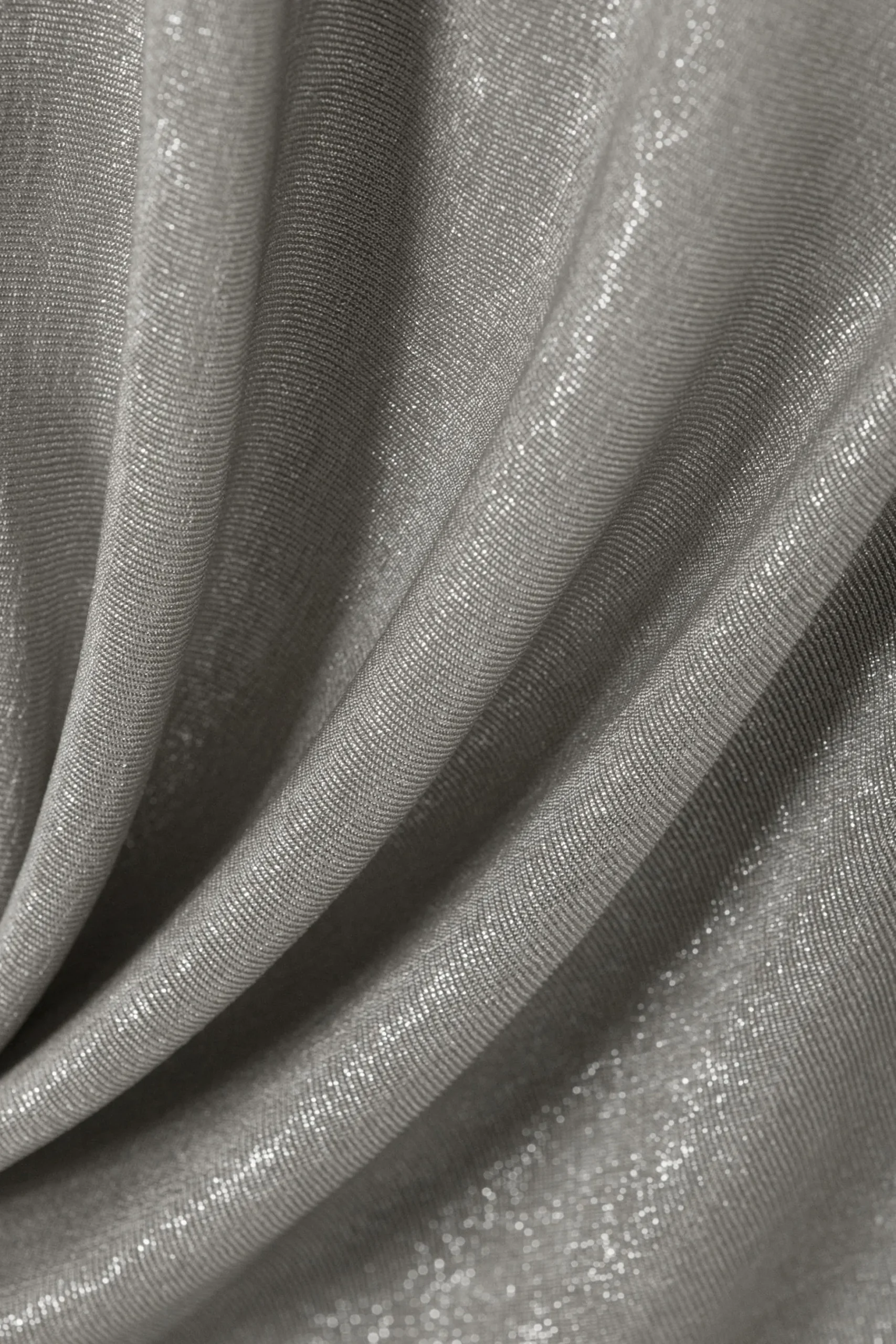 Weekday WATERFALL DRAPE HALTERNECK TOP dusty grey Hot