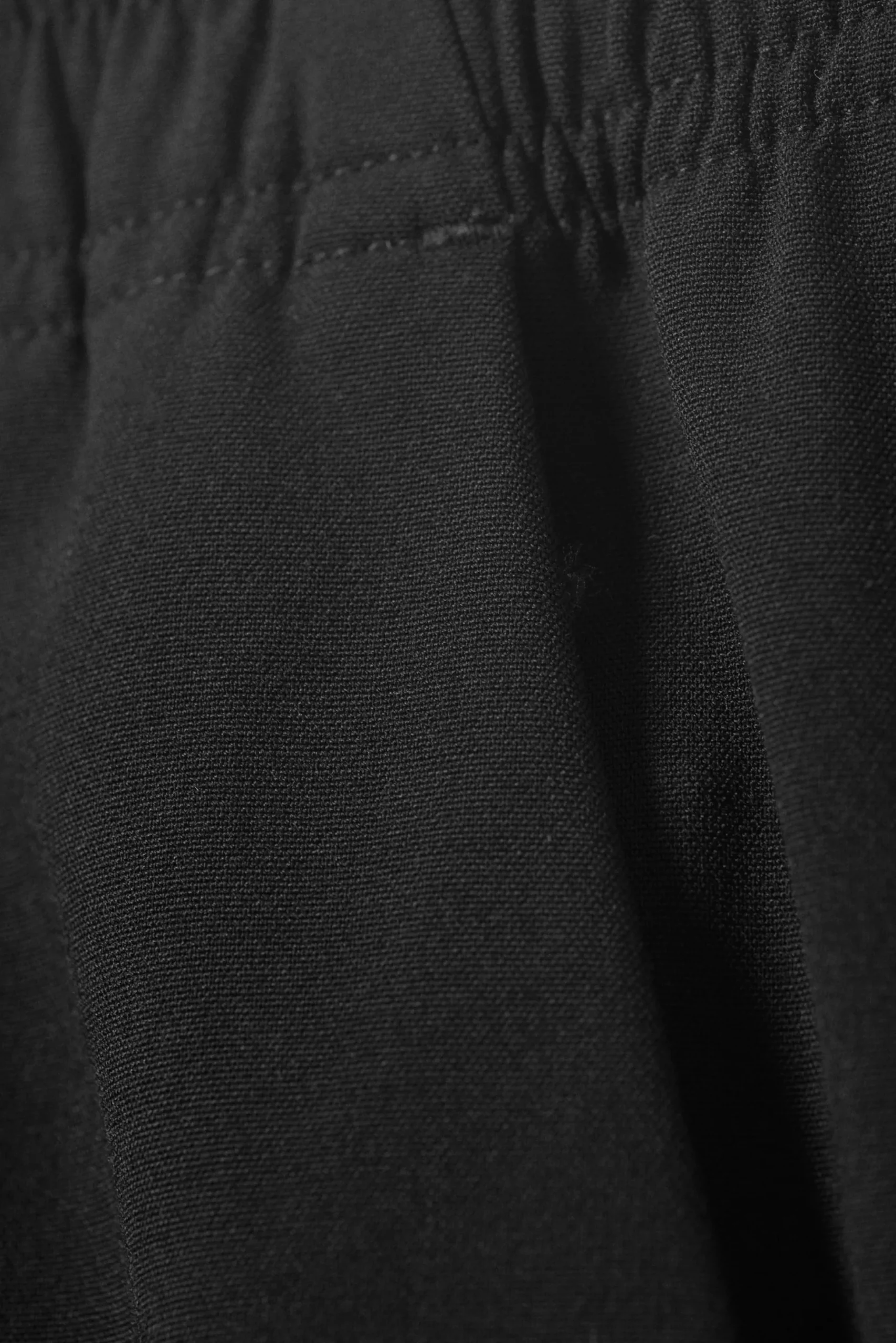 Weekday WIDE PULL ON SUITING TROUSERS black Cheap