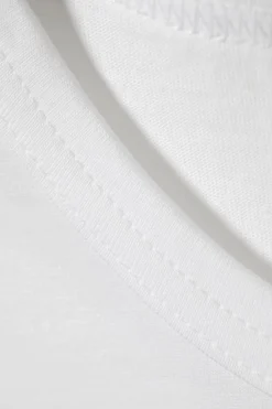 Weekday WIDE SHOULDER FITTED TANK TOP white Outlet