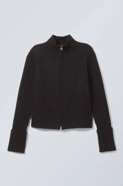 Weekday WINONA ZIP CARDIGAN black Online