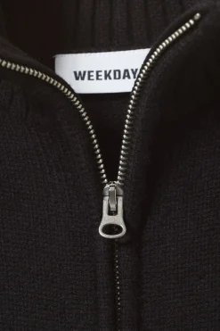 Weekday WINONA ZIP CARDIGAN black Online