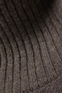 Weekday WOOL TURTLENECK SWEATER dark mole Hot